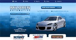 Desktop Screenshot of mildrens.com.au